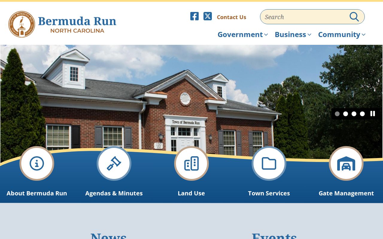 Davie County Bermuda Run court records town hall context