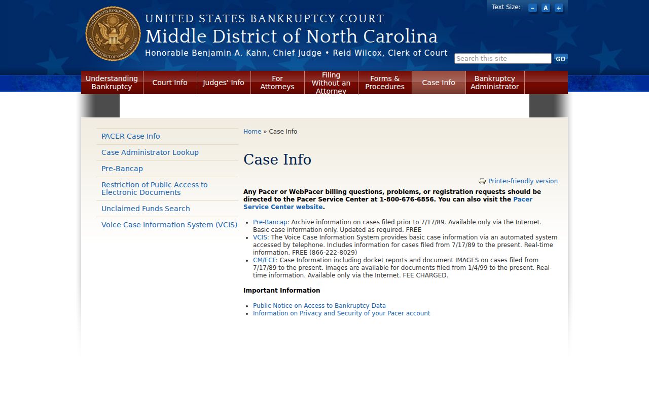 Davie County court docket bankruptcy case information boundary